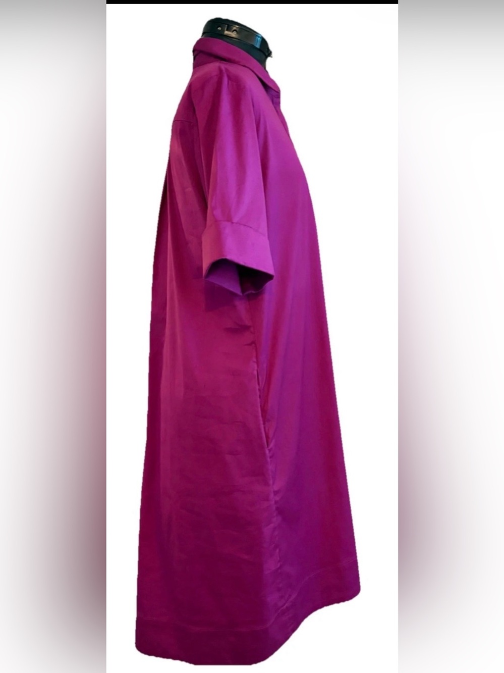 Chicos Hi-low Hemmed Popover Women’s Shirt Dress Sz 8 i - Picture 6 of 8